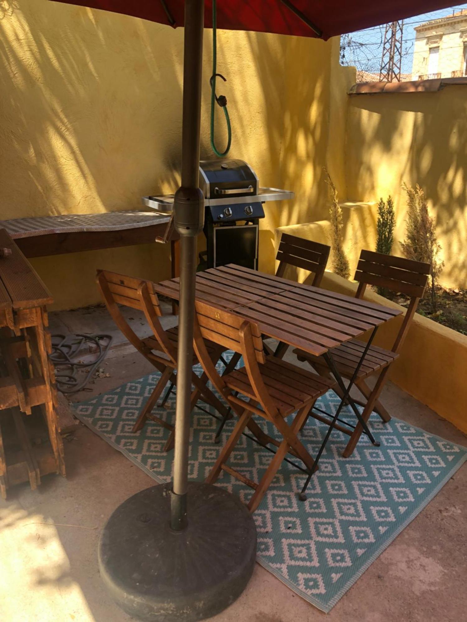 Grand T2 Climatise Avec Jardin Et Spa Narbona Esterno foto